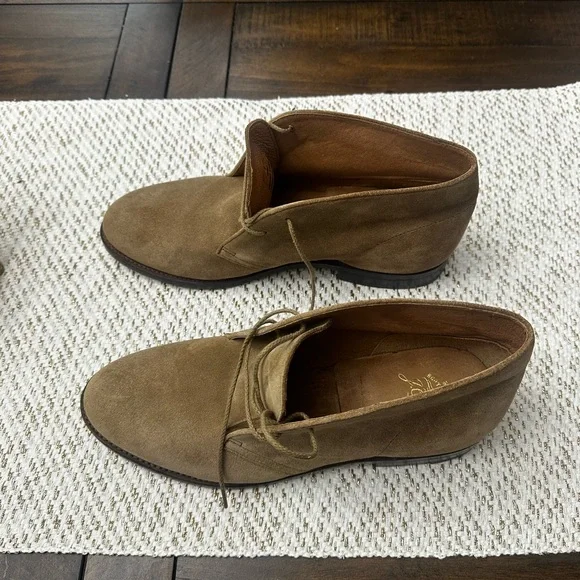 J. Crew Men's Tan Leather Boots - Picture 6 of 7